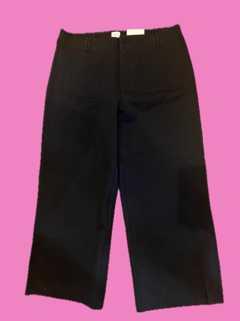 a new day Black Wide Leg Cropped Pants